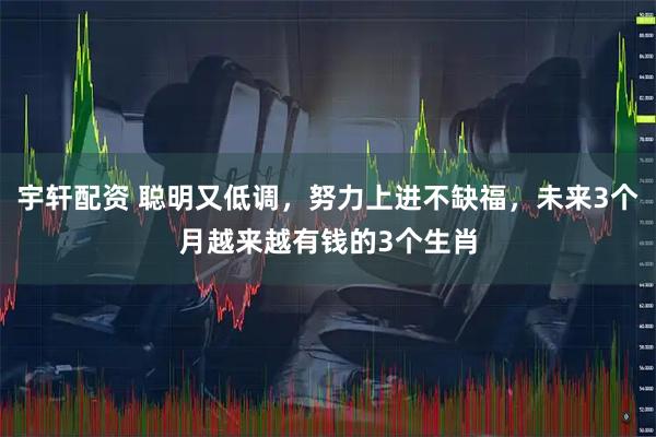 宇轩配资 聪明又低调,努力上进不缺福,未来3个月越来越有钱的3个生肖
